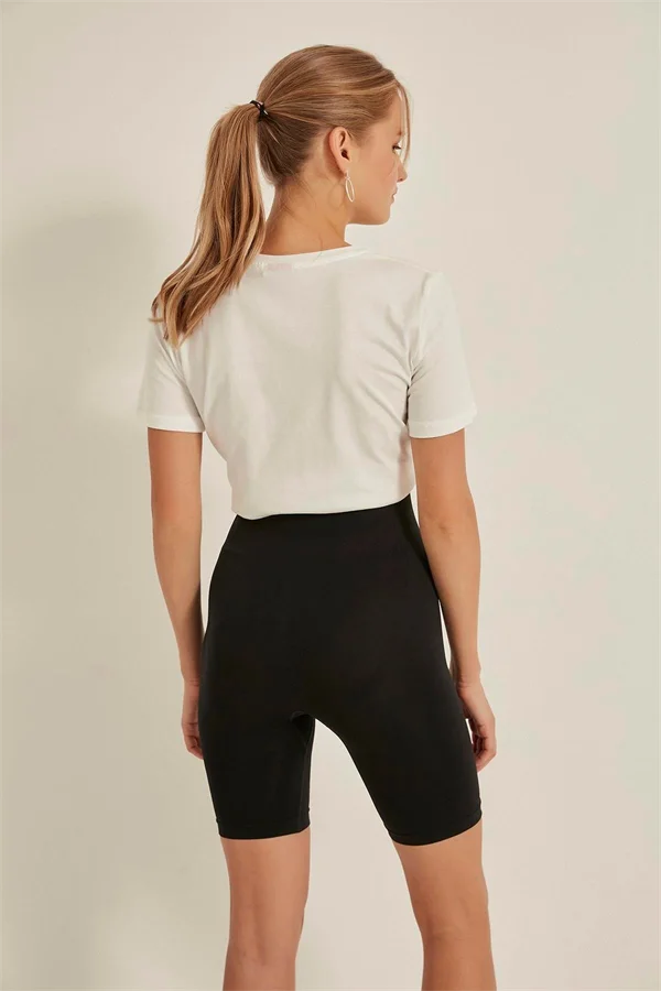 Arias Closet Siyah MI Emay 3005 Soft Uzun Paçalı Boxer Korse