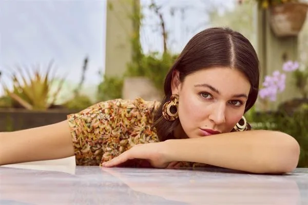 Arias Closet Çiçek ve Yaprak Desenli Önü Düğmeli Alt Üst Takım