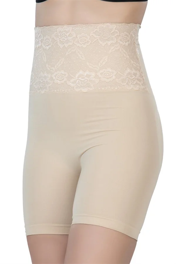 Arias Closet Ten MI Emay 2091 Önü Dantelli Yüksek Bel Boxer Korse
