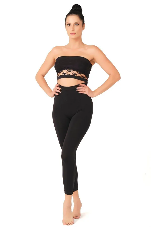 Arias Closet Siyah MI Emay 3810 Tayt Korse