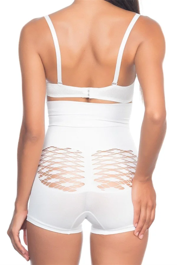 Arias Closet Beyaz MI Emay 2064 Popo Açık Fantezi Boxer Korse