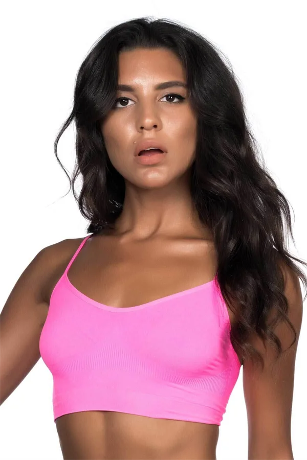 Arias Closet Neon Fuşya MI Emay 4003 Soft İp Askı Büstiyer