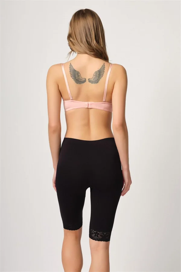 Arias Closet Siyah MI Emay 3004 Soft Uzun Paça Dantel Boxer