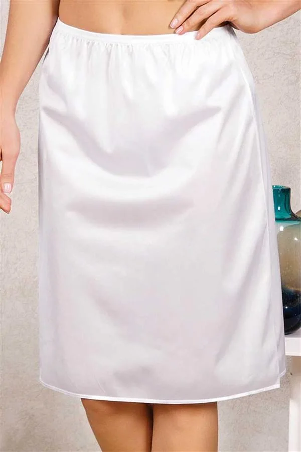 Arias Closet Polyamid Kumaşlı Diz Altı Uzun Etek Altı Jüpon