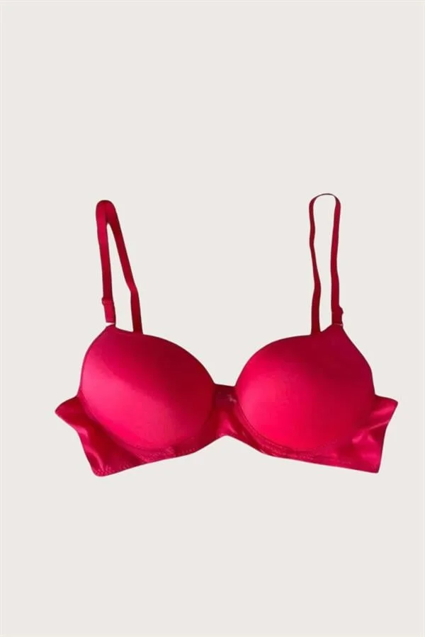 Arias Closet Mikro Kumaş Push Up Dolgulu Balenli Günlük Tek Destekli Sütyen