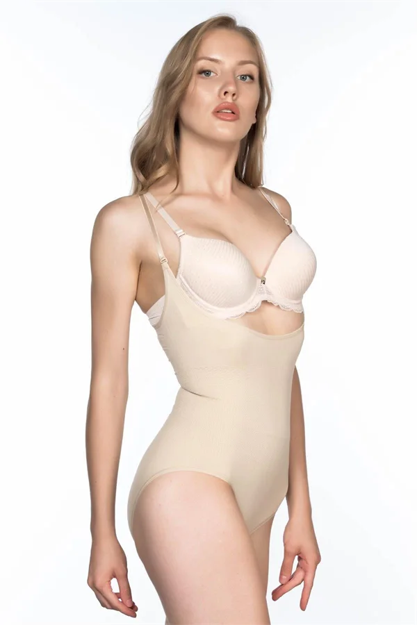 Ten Göğsü Açık Body Korse
