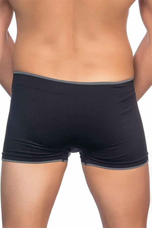Arias Closet Siyah MI Emay 2103 Soft Erkek Boxer