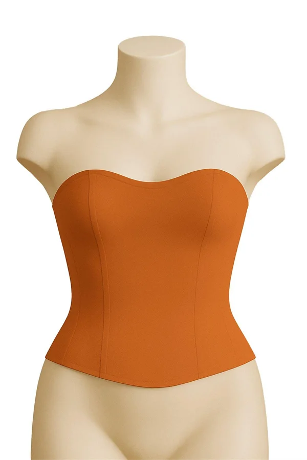 Arias Closet Turuncu MI Emay 9155 Terletici Korse Büstiyer