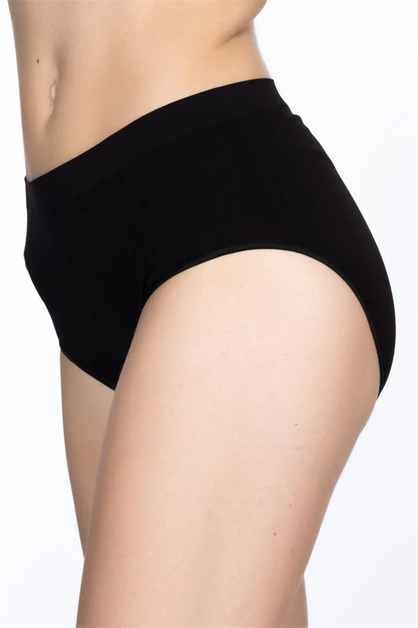 Arias Closet Siyah MI Emay 3002 Soft Mama Slip