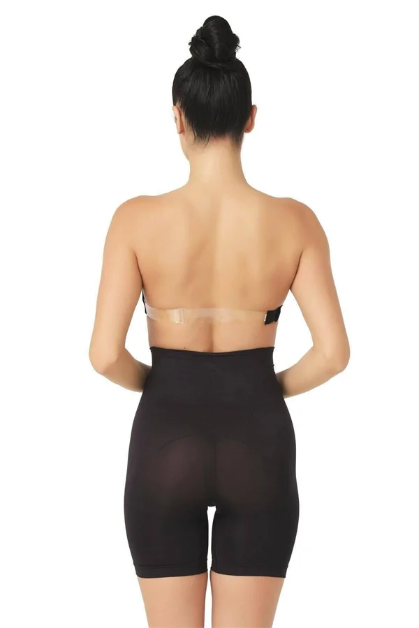 Siyah Düşük Bel Double Pantalon Korse