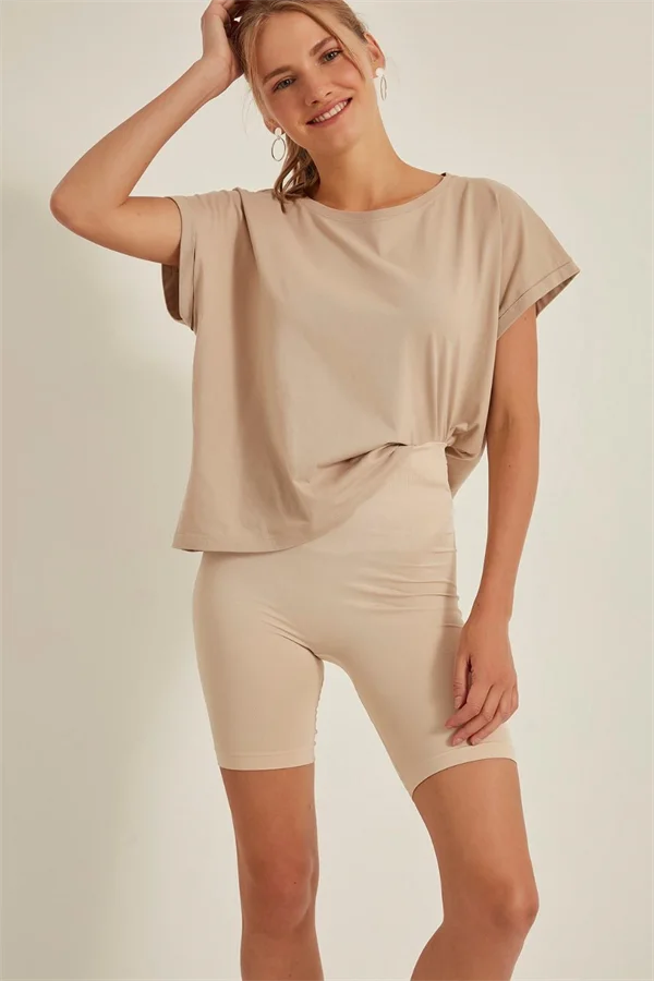 Arias Closet Ten MI Emay 3005 Soft Uzun Paçalı Boxer Korse