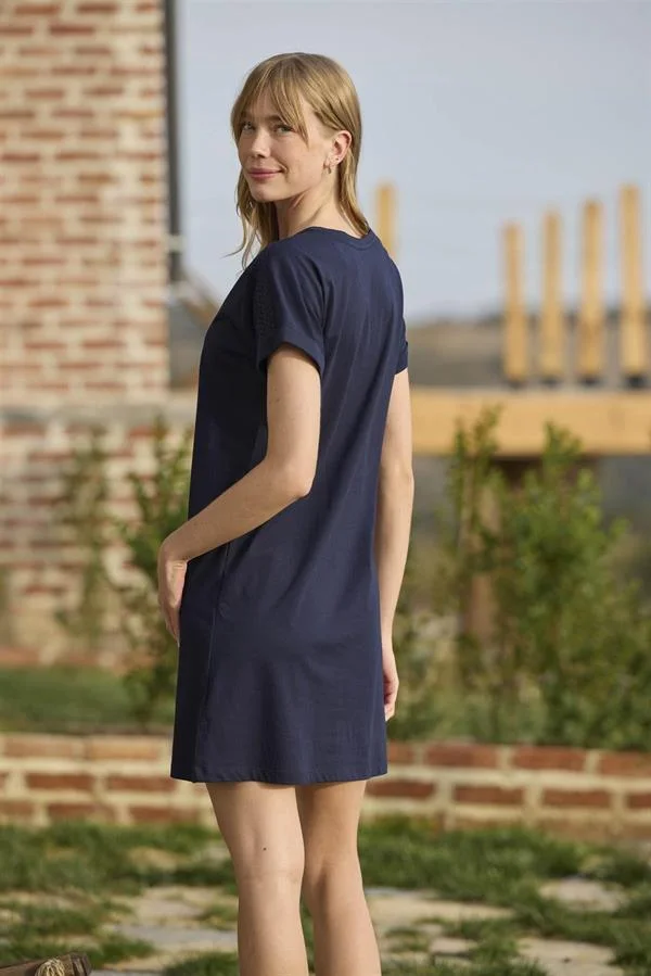 Arias Closet Meyve ve Yaprak Baskılı Dantelli "Feel Good" Gecelik