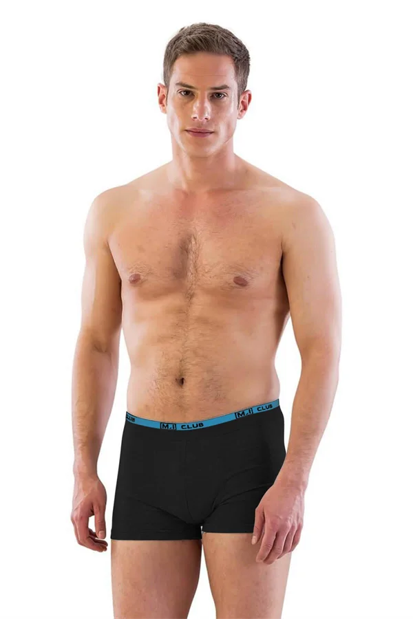 Arias Closet Siyah MI Emay 6950 Erkek Boxer