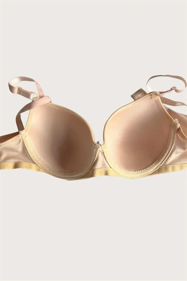 Arias Closet Beyaz-Siyah 2'li Mikro Kumaş İçi Boş Balenli Günlük Desteksiz Sütyen