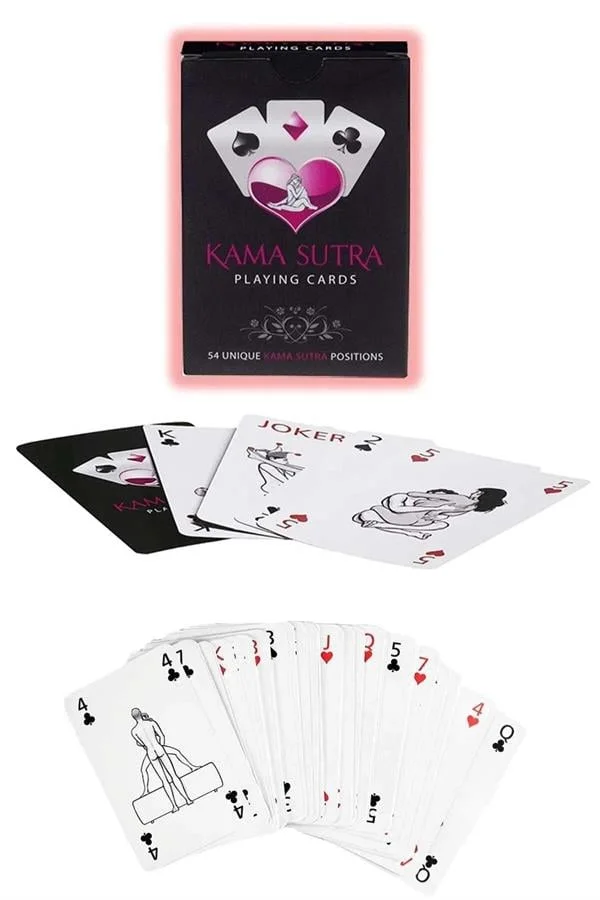 Arias Closet Sexy Görselli Oyun Kartı Kama Sutra 7'li Harness Set