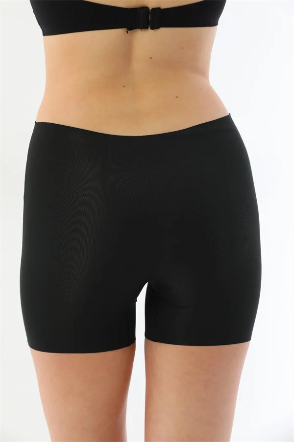 Arias Closet Siyah MI 2703 Lazer Kesim İz Yapmaz Hayalet Boxer