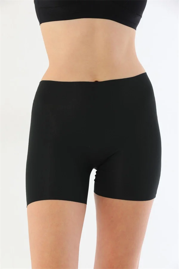 Arias Closet Siyah MI 2703 Lazer Kesim İz Yapmaz Hayalet Boxer