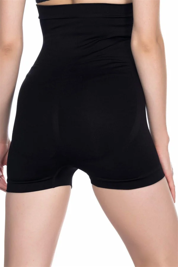 Arias Closet Siyah MI Emay 2047 Yüksek Bel Boxer Korse