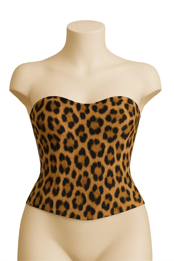 Arias Closet Leopar MI Emay 9155 Terletici Korse Büstiyer
