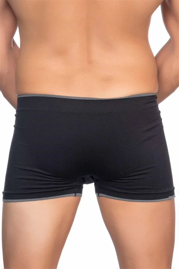 Arias Closet Siyah MI Emay 2104 Soft Erkek Boxer