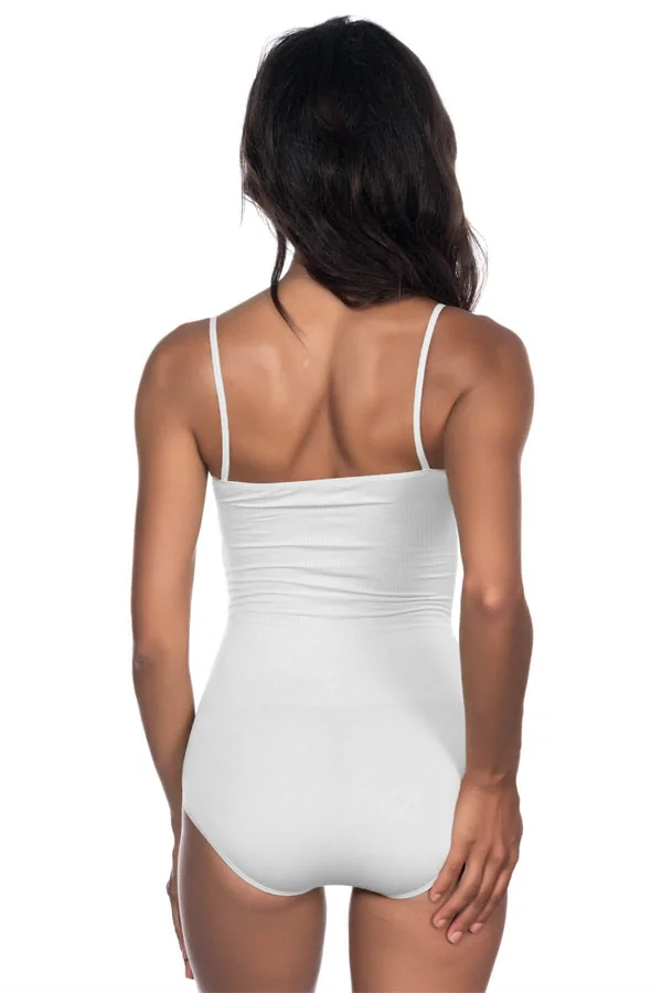 Arias Closet Beyaz MI Emay 1923 Soft İp Askılı Çıtçıtlı Body