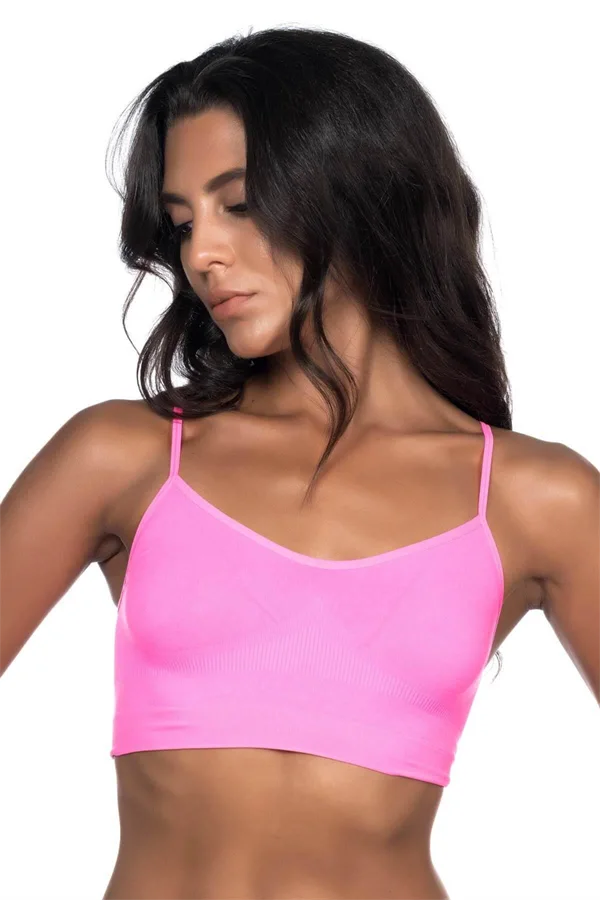 Arias Closet Neon Fuşya MI Emay 4003 Soft İp Askı Büstiyer