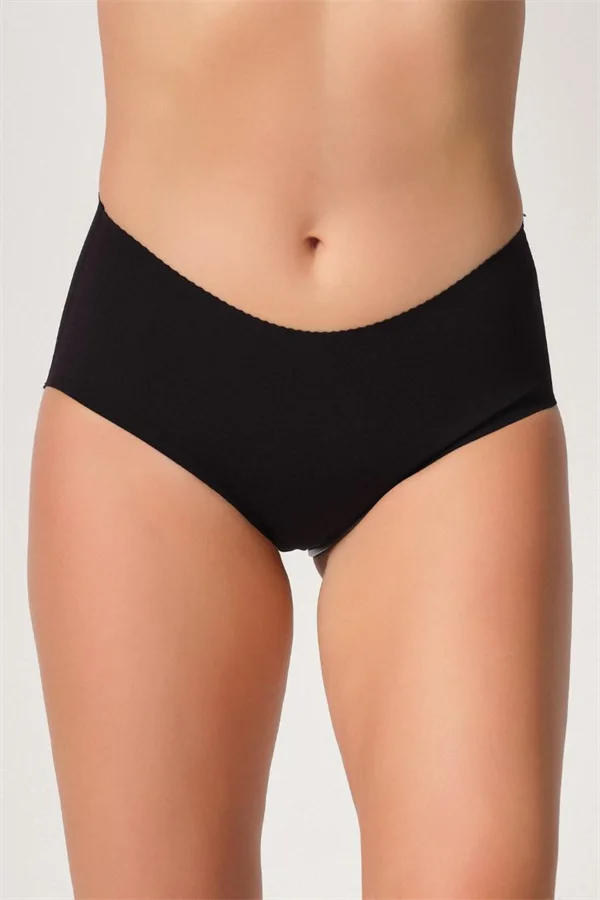 Arias Closet Siyah MI Emay 2702 Lazer Kesim Toparlayıcı Mama Slip Korse
