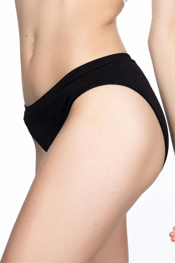 Arias Closet Siyah MI Emay 3001 Soft Slip Külot